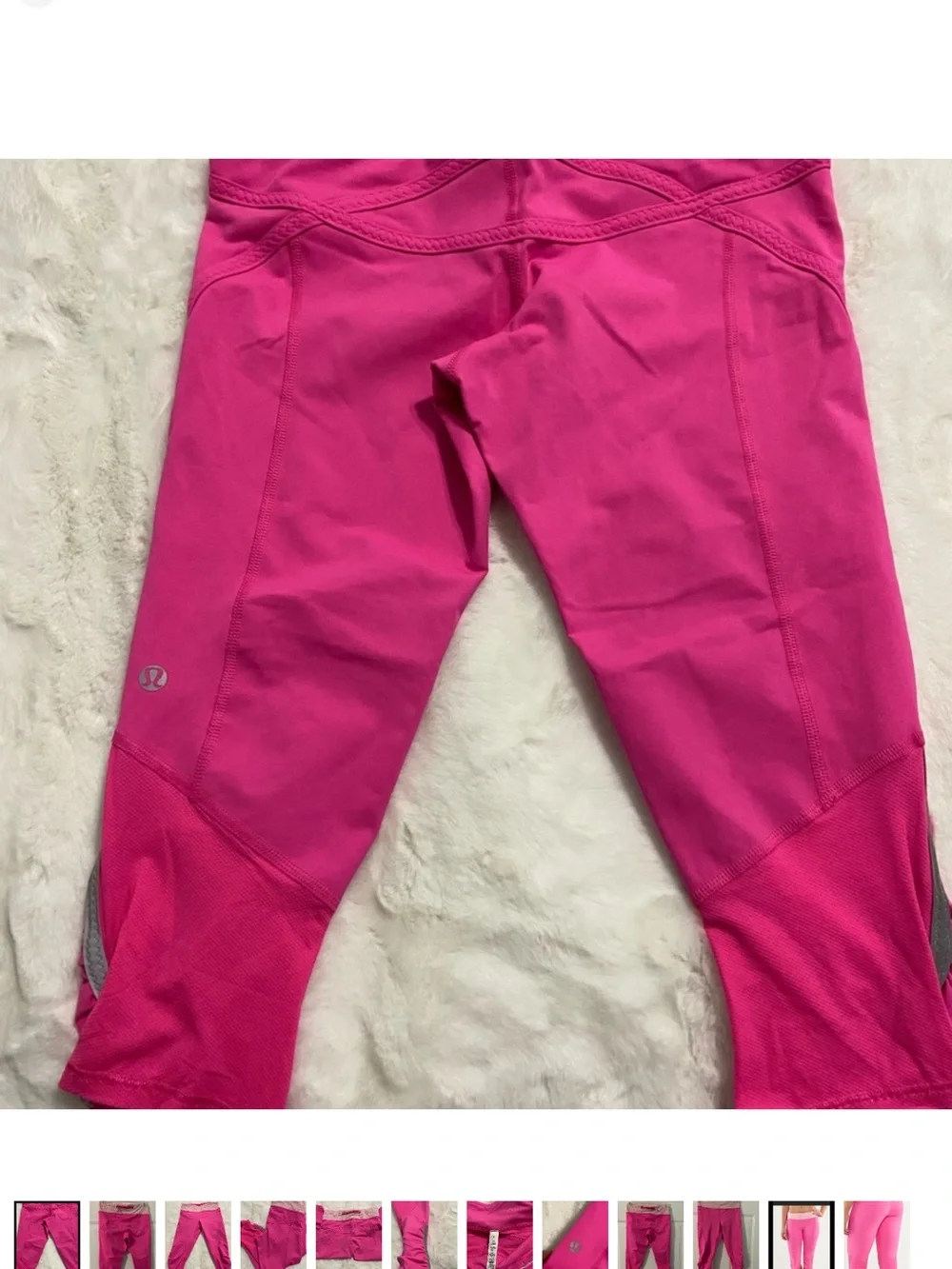 Pink Performance Capri Leggings